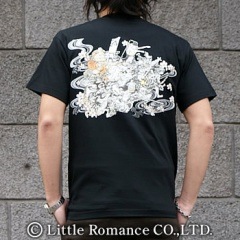 S-1966 和柄メンズ半袖Tシャツ 桜百鬼夜行｜和柄ブランドのむかしむかし