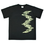 TE-1565 和柄メンズ半袖Tシャツ 幾何学波雷紋 【WEB限定商品】｜和柄