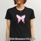 S-1470YG　和柄レディス半袖Ｔシャツ　古布胡蝶|半袖|レディスTシャツ