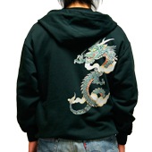 S-2788 parka 和柄メンズパーカー 昇り龍 【WEB限定商品】｜和柄