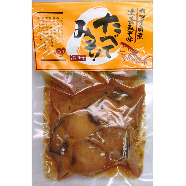 かつおページ 浜吉ヤ たべてみそ！カツオ角煮 生姜みそ味】の通販｜高知の近沢ストアー