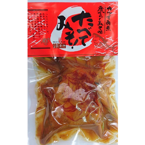 浜吉ヤ たべてみそ！カツオ角煮 唐からしみそ味】の通販｜高知の近沢