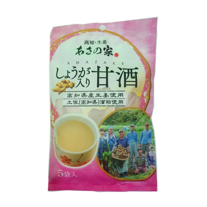 高知・生姜 あさの家 しょうが入り甘酒 （15g×5袋入り）】(株)あさの