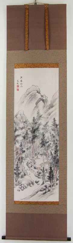 岡田楊斎【真作】墨梅図 画賛 江戸時代後期 加賀藩士 中国 掛軸24111706 岡田楊斎【真作】墨梅図 画賛 江戸時代後期 加賀藩士 中国 掛軸
