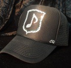 Melody emblem Swarovski black cap