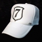 Emblem Seven Swarovski cap white