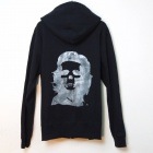 Skull Guevara Zip up Parker Black