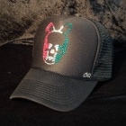 Skull Bunny Swarovski cap��Black��Italy color