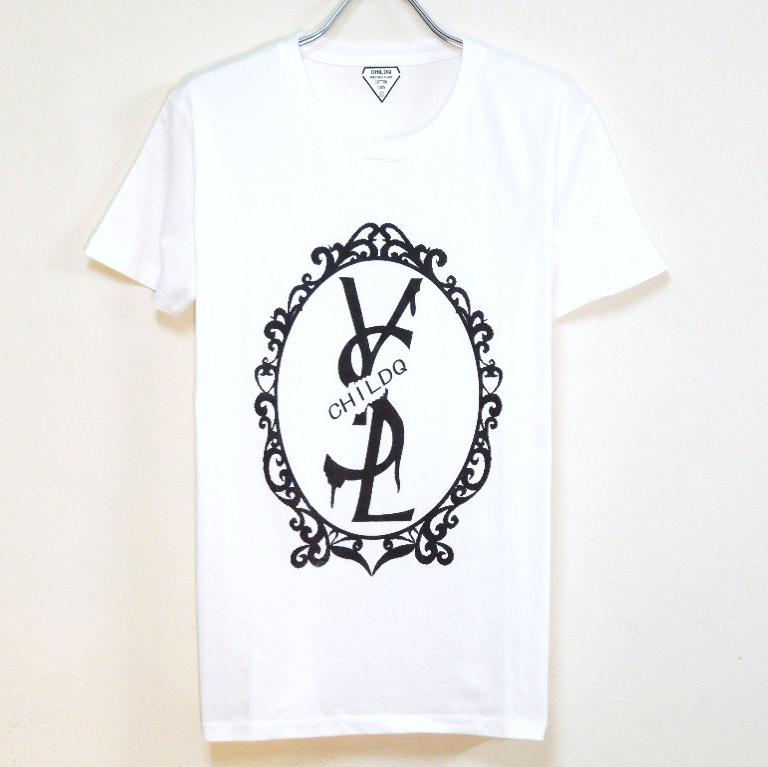 Emblem crash melt T-shirt white