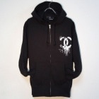 Parody Melting Zip Up Parka black