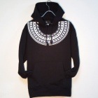 Samoa pattern Swarovski Parker black