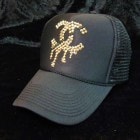 Parody Melting Swarovski cap Black��Gold
