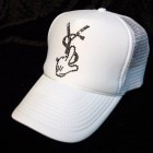 Parody Hand Swarovski Cap White