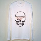 Skull Tattoo Girl NO.7 T-shirtWhite