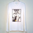 Hip Girl Long T Shirt White