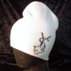 Parody Hand Swarovski��knit cap white