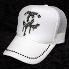 Parody Melting Swarovski Full Custom Cap White