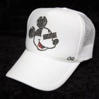 Secret mouse Swarovski cap white