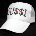 GU$$I Swarovski cap white