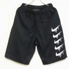 Parody Melt Mark Half pants Black