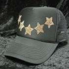 Five-star Swarovski Cap Black��Gold