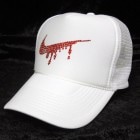 Parody Melt Mark Swarovski Cap White��Red