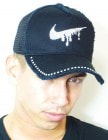 Parody Melt Mark Swarovski Damage full custom cap ��lack