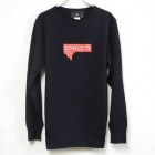 Melting Box Logo Swarovski Sweat Black