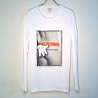 Hip Girl Touch Long T Shirt White