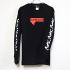 Parody Melting Sleeve Print No3 Sweat Black