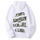 Anti money club hoodie white
