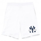 NY hand half pants white