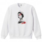 Last Queen Swarovski Sweat White