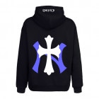 NY cross hoodie Black