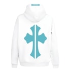 TFcolor cross hoodie white