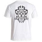 Design Cross Rhinestone T-shirt White