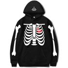 Bone Crystal Hoodie Black