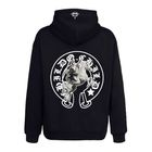 Horse Frame Hoodie Black