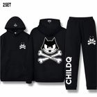 CHILDQ & FELIX Bone Hoodie & pants Black set