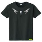 Metallic emblem T-shirt Black
