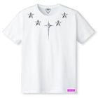 Metallic Starr emblem T-shirt White