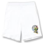 Smiley Bloom half pants White