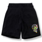 Smiley Bloom half pants Black