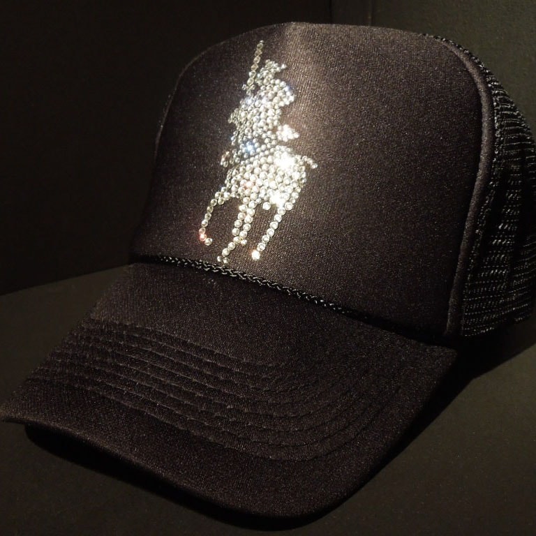 ホースナイト スワロフスキー キャップ / Black | Caps-キャップ