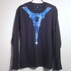 パリ スワロフスキー ロングTシャツ / Black|Paris Swarovski　Long T-Shirt|Long T-Shirt　-ロンT-
