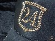 Emblem  Swarovski cap Black  Gold full custom