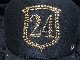 Emblem  Swarovski cap Black  Gold full custom