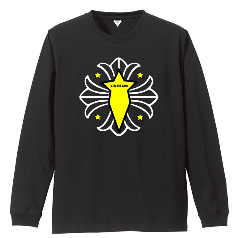 Star emblem T-shirt Black