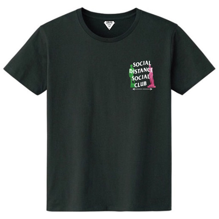 Social Distance Club�� T-shirt Black