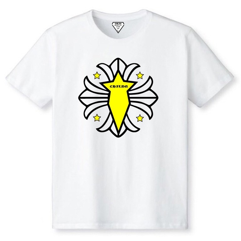 Star emblem T-shirt white